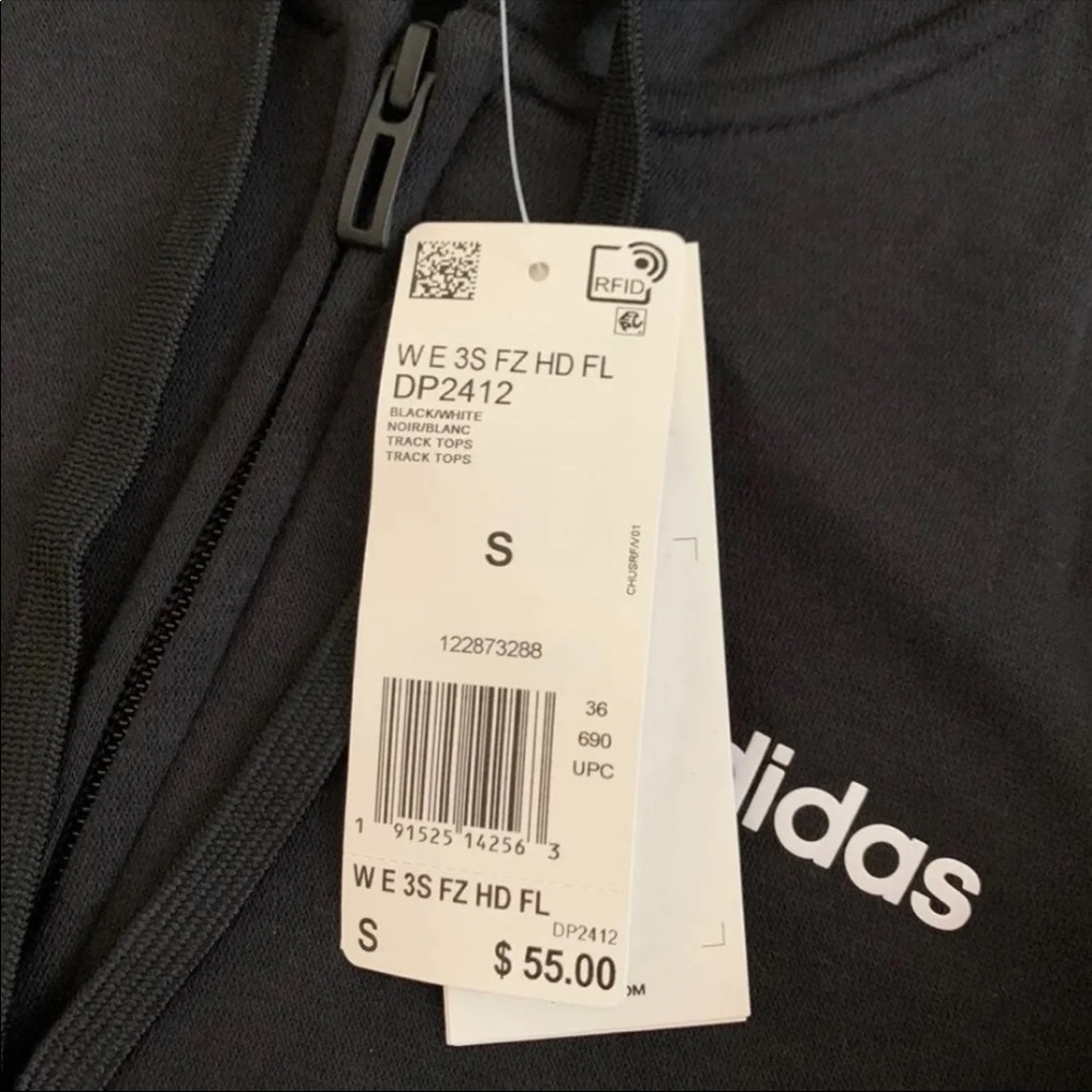(NWT) Adidas Full-Zip Hoodie (S) Pants (XS) - Picture 3 of 9